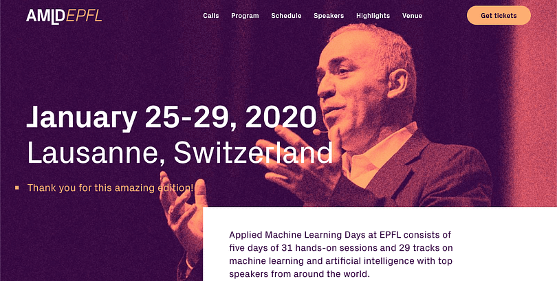 Applied machine learning event banner, 20 Must Visit IT And AI Events Around The World