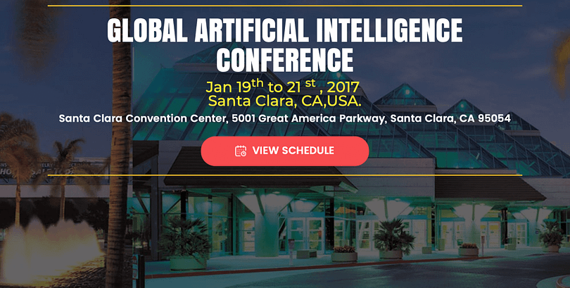 Global artificial intelligence conference event banner, 20 Must Visit IT And AI Events Around The World